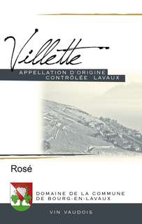 Etiquette Villette rosé de la cne 22