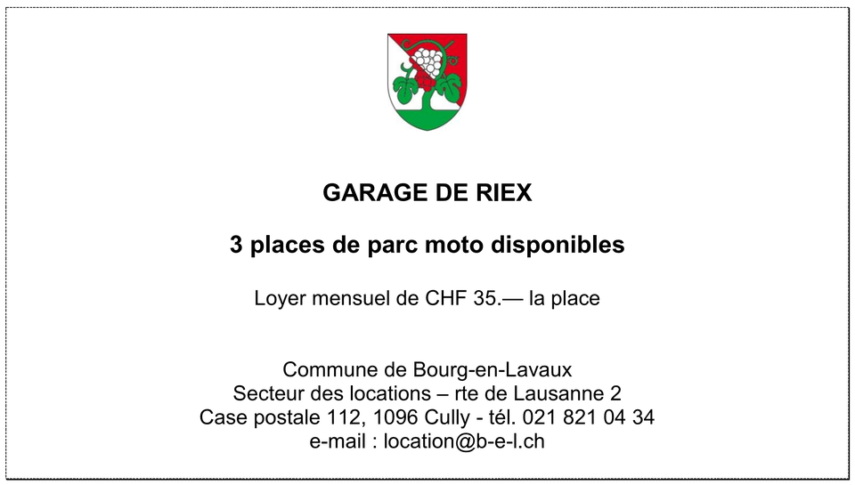 Parking Riex moto